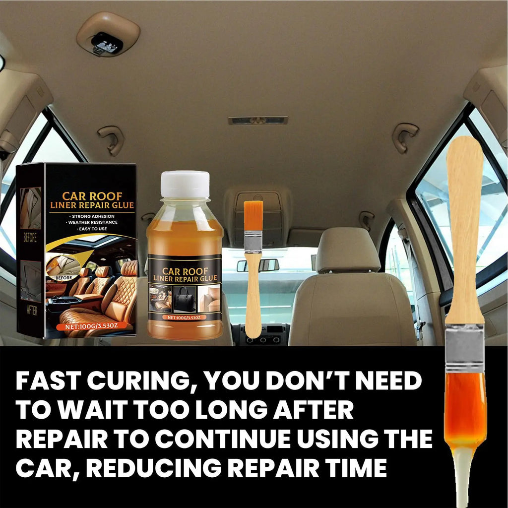 Car Roof Liner Repair Glue 100ml | Fabric & Leather Adhesive Automotive Adhesive Axl
