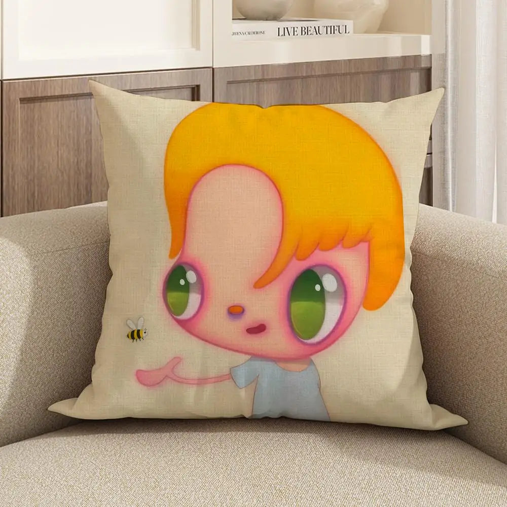 Javier Calleja Linen Cushion Cover | Sofa & Bedroom Décor Decorative Cushion Cover Axl White8 35X35cm
