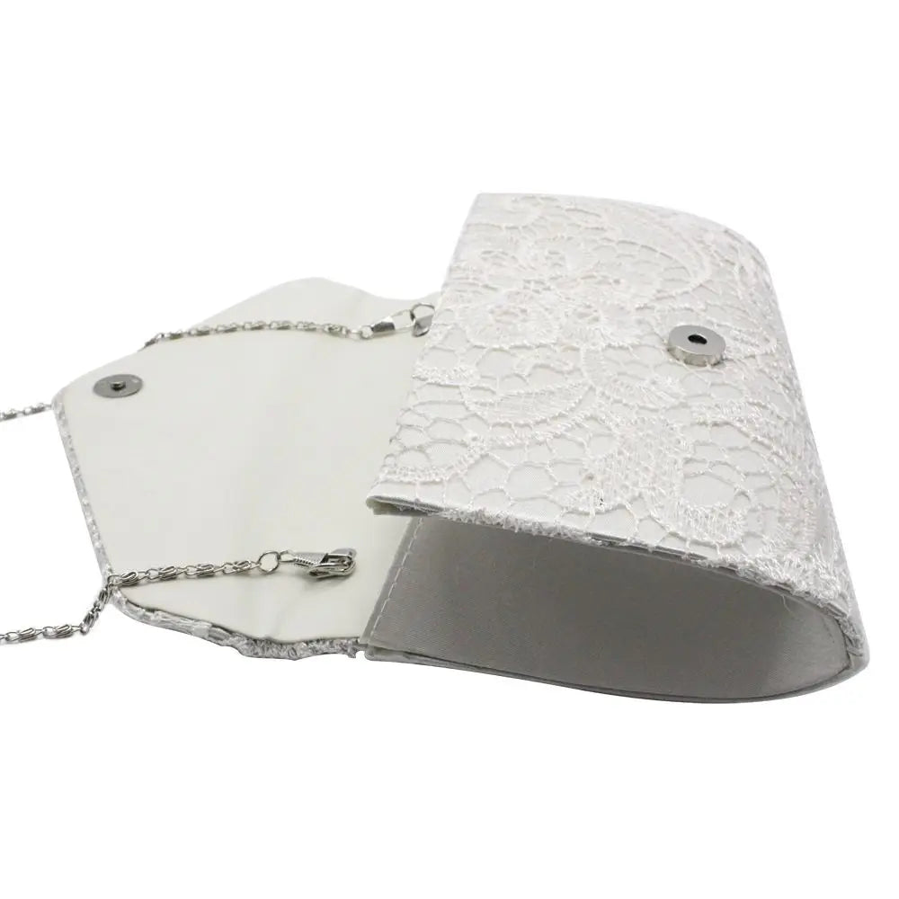 Women's Lace Clutch Bag – Evening Party & Wedding Purse Lace Clutch Bag Axl