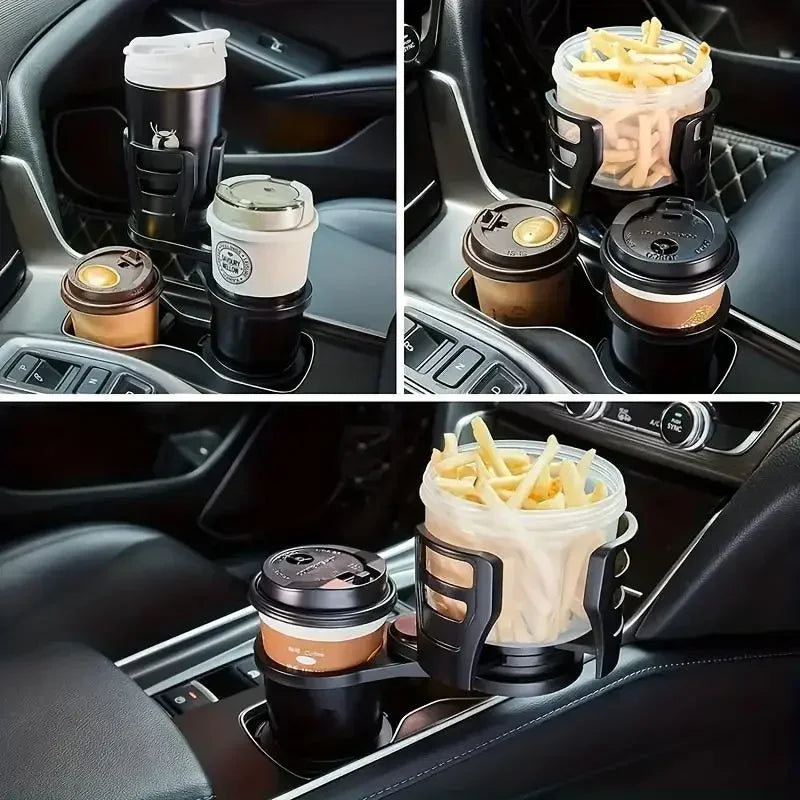 Car Cup Holder Expander – Dual Cup, Phone & Organizer Adapter Car Cup Holder Organizer Axl