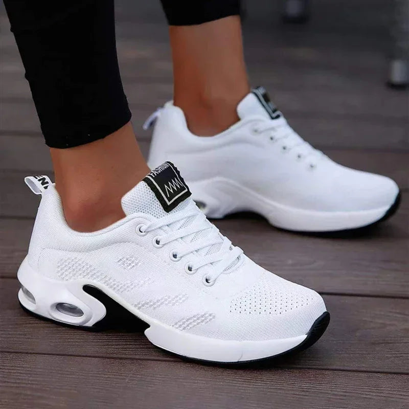 Women's Mesh Breathable Platform Running Sneakers | AZGB Women's Running Sneakers Axl