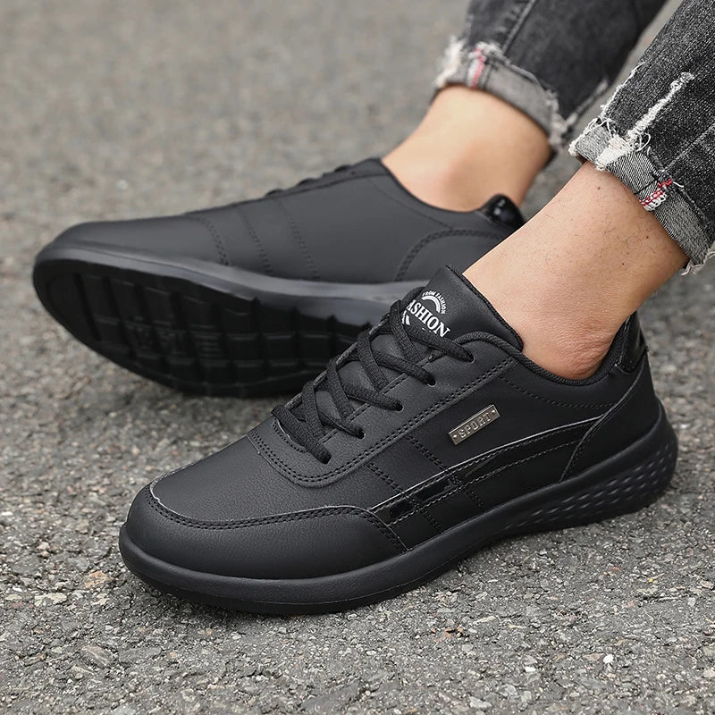 ZULIWAGN Men's Lightweight Anti-Slip Vulcanized Sneakers | Plus Size Men's Sneakers Axl
