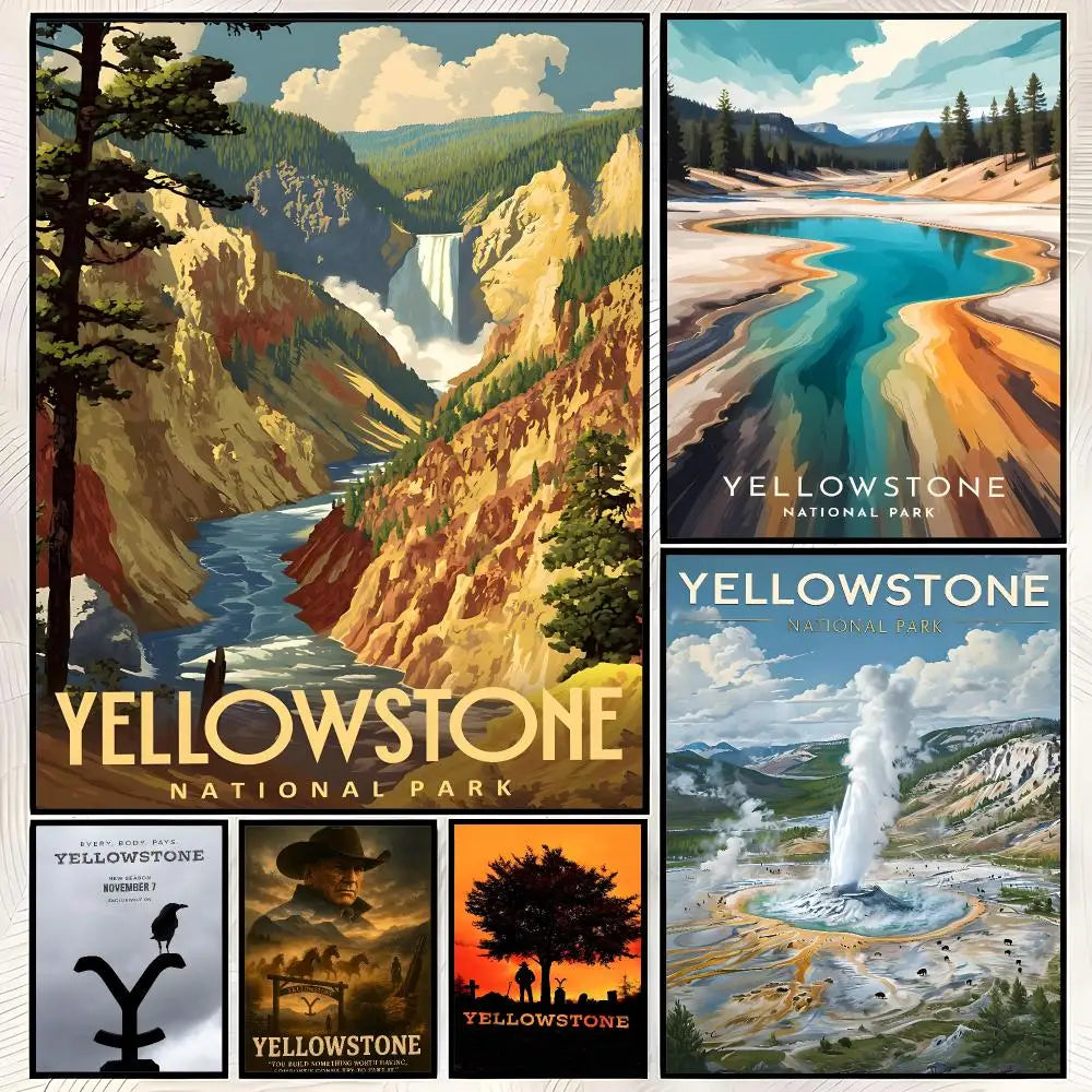Yellowstone TV Series Wall Art Poster – Self-Stick Waterproof Wall Art Poster Axl