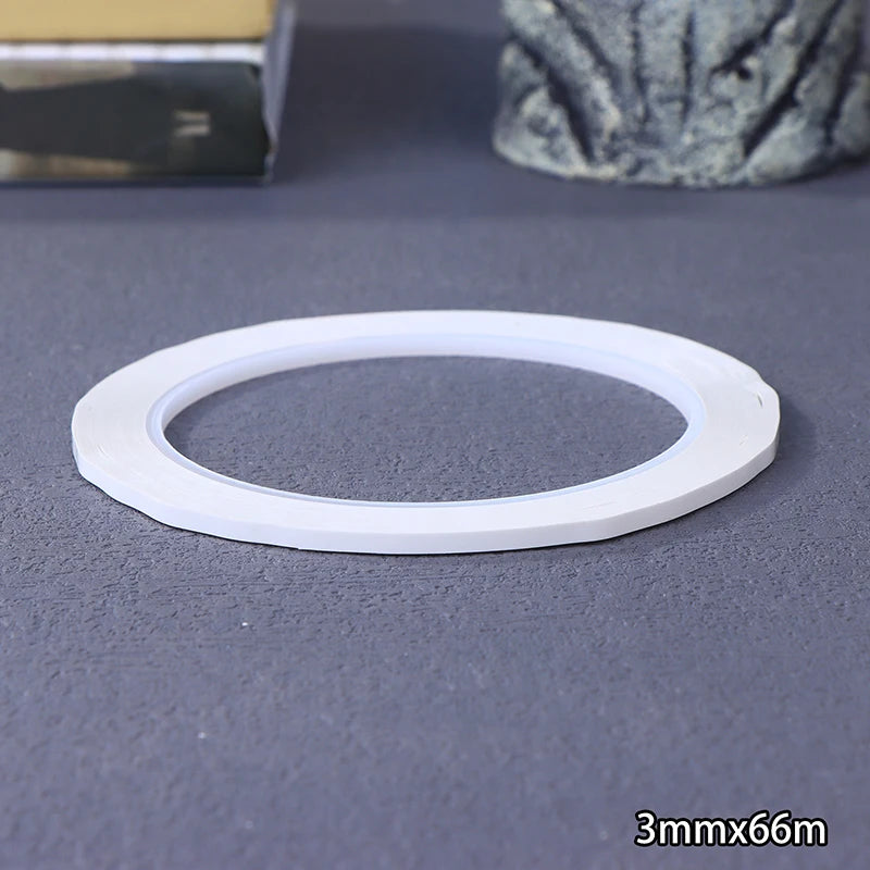 Whiteboard Grid Tape 3/6/10mm 66M – PET Pinstripe Line Tape Whiteboard Gridding Tape Axl 3MM White