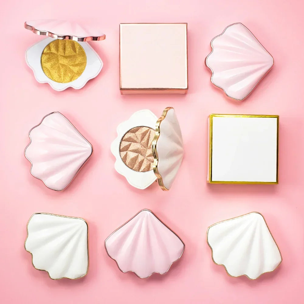 Shell Shape Blush Highlighter & Bronzer Powder – 8g Full Size Blush Highlighter Powder Axl