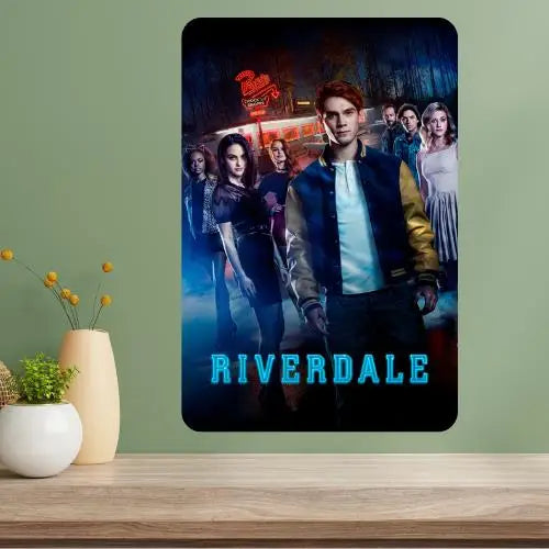 Riverdale Metal Poster Sign – Retro Aluminum TV Show Wall Art Metal Wall Sign Axl aluminum sign aluminum 14x20cm