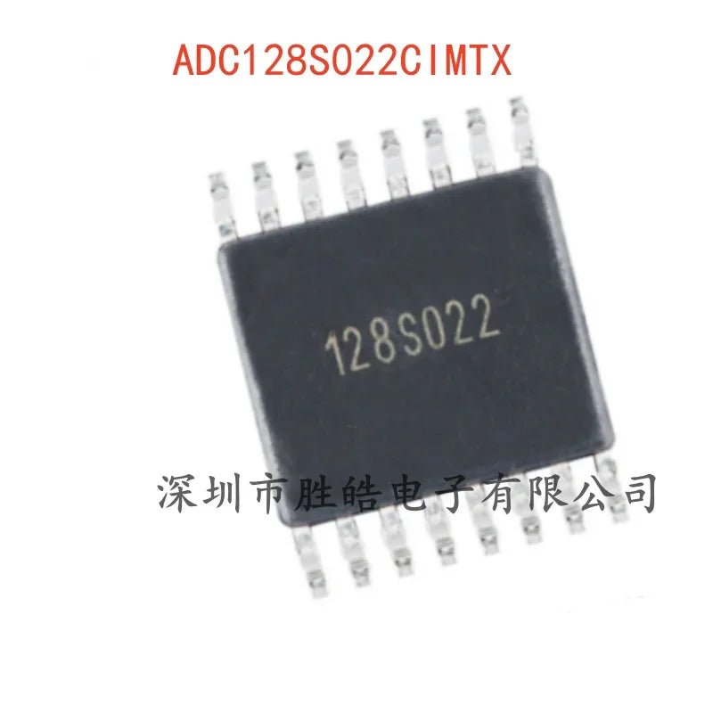 2PCS ADC128S022CIMTX 12-Bit ADC IC Chip TSSOP-16 Converter ADC Integrated Circuit Axl Default Title