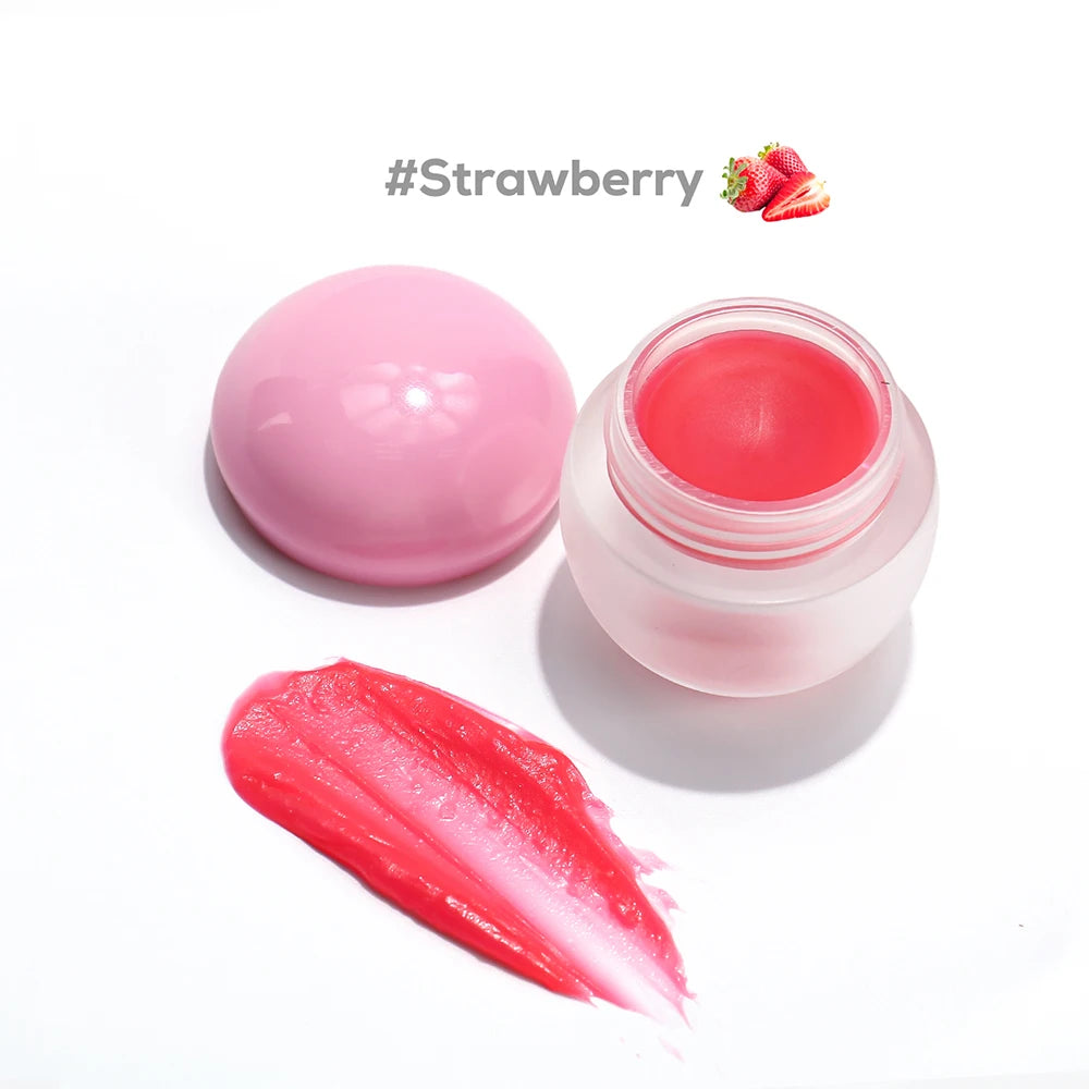 Vegan Lip Mask | Hydrating Private Label Lip Treatment 12g Lip Mask Treatment Axl Strawberry 100pcs with logo