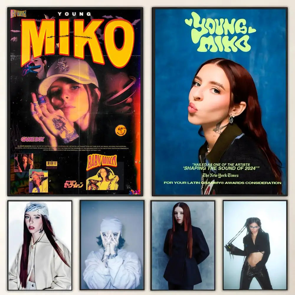 Y-Young M-Miko HD Poster – Aesthetic Wall Art Home Decor Wall Art Poster Axl