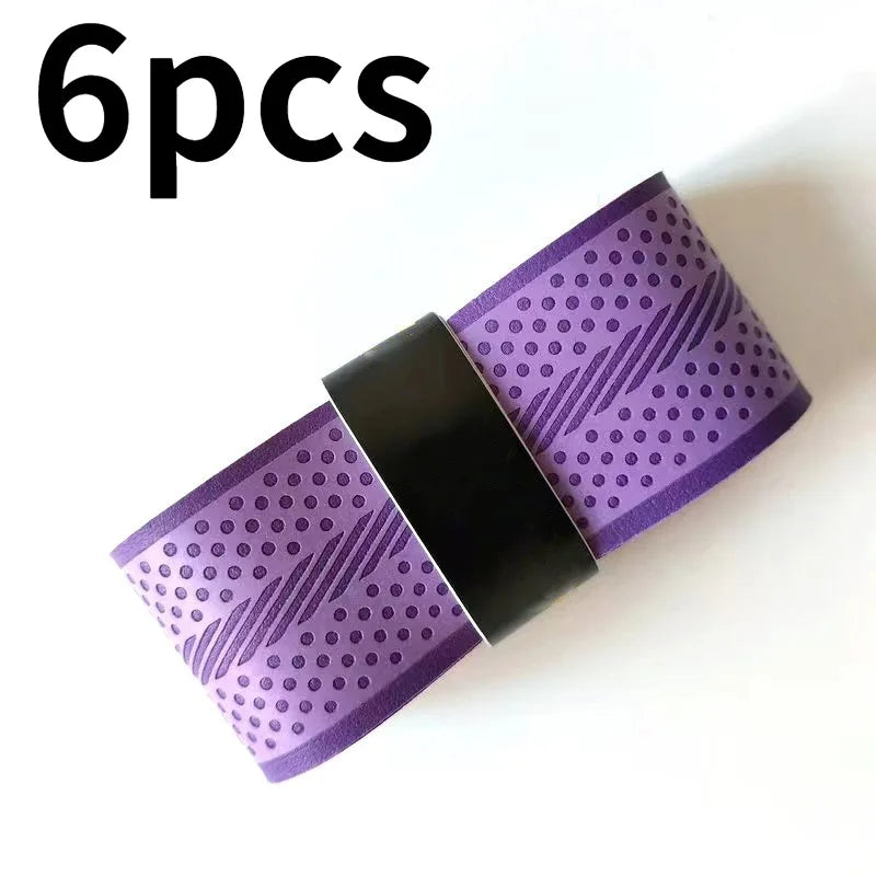 6-Pack PU Golf Club Overgrip Tape – Anti-Slip Wrapping Grips Golf Club Overgrip Axl Purple-6pcs
