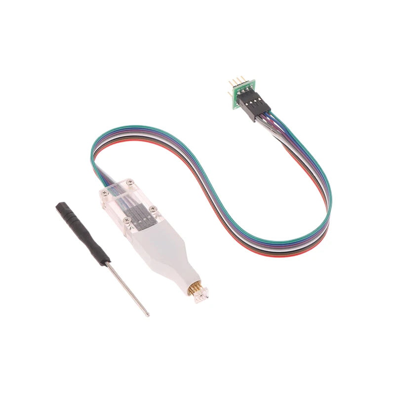 SOP8 WSON Flash EEPROM Chip Burner Probe Spring Needle Cable Chip Programmer Cable Axl