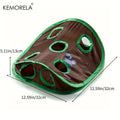 KEMORELA Cat Tunnel Toy – 9-Hole Foldable Hide & Seek Game Cat Tunnel Toy Axl Brown