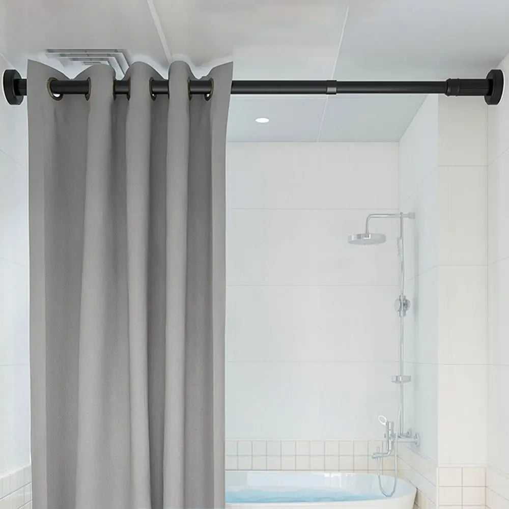 No-Drill Telescopic Clothes Drying Rod 35–80cm Stainless Steel Telescopic Drying Rod Axl
