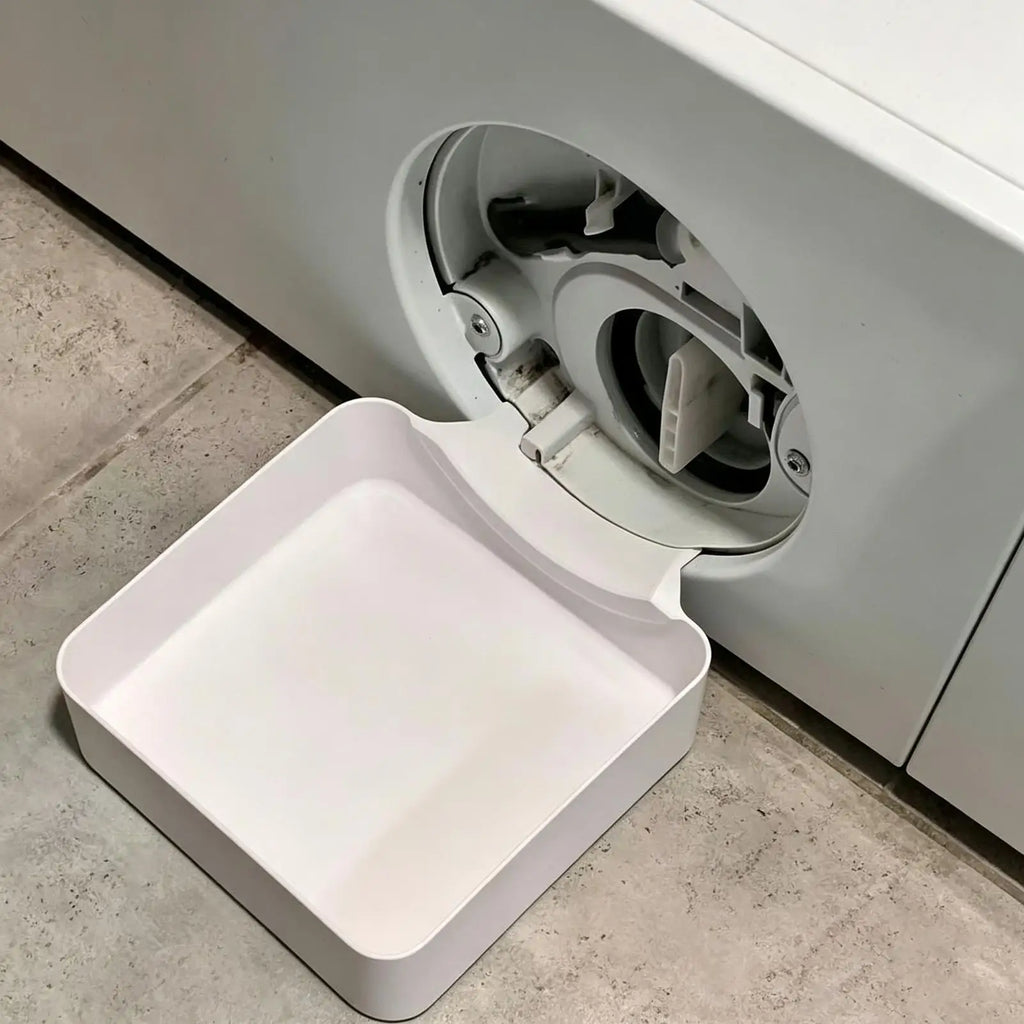 Washing Machine Drain Pan – Reusable Filter Cleaning Tray Washer Drain Tray Axl