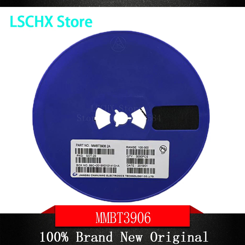 3000 PCS MMBT3906 SMD PNP Transistor 200mA 40V Bulk Reel SMD Transistor Reel Axl Default Title