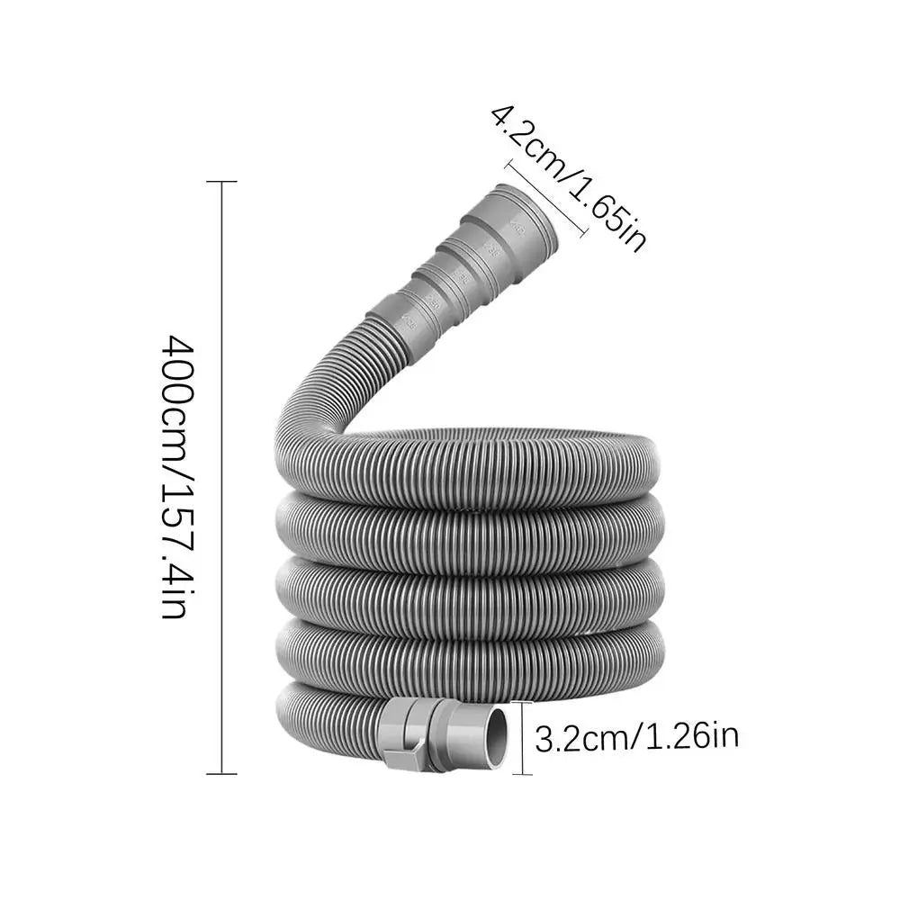 RV Sewer Hose Kit – Flexible Sewage Drain Hose 2/4/6/10m RV Sewer Hose Kit Axl 4m 1