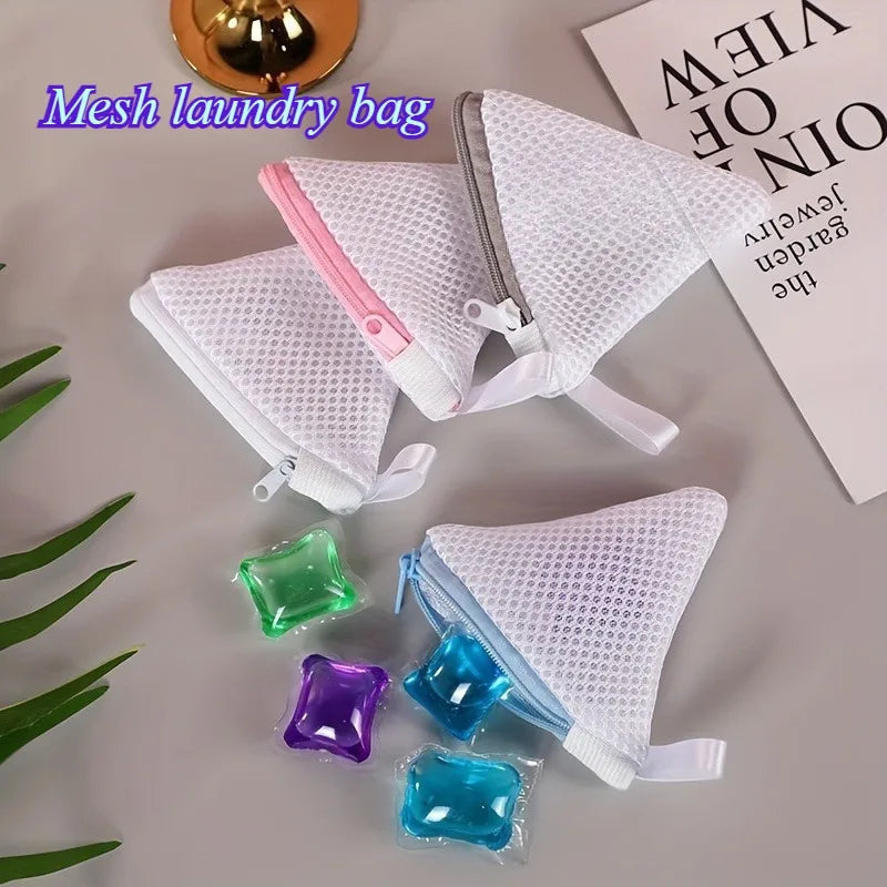 3-Pack Reusable Zippered Mesh Laundry Bags | Scent Bead Ready Mesh Laundry Bags Axl