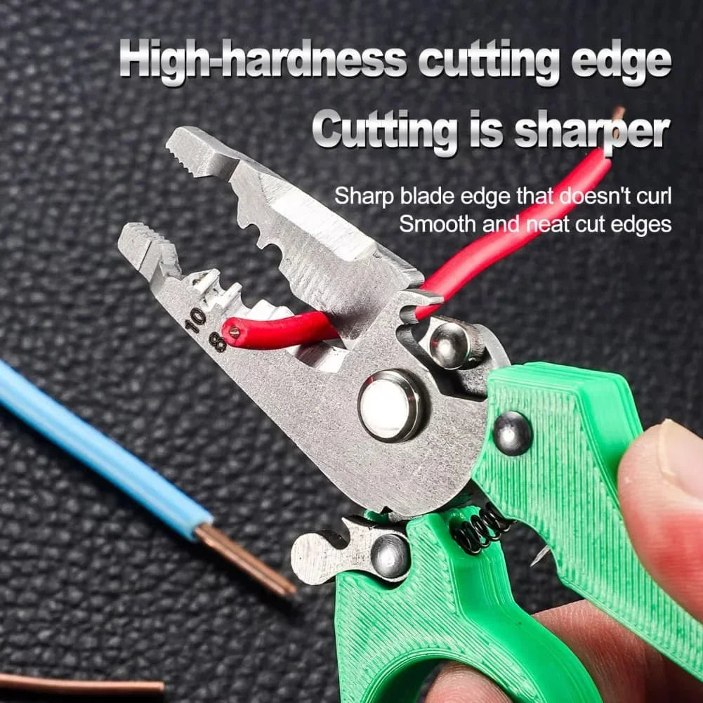 Automatic Wire Stripper, Cutter & Crimper Tool – Aluminum Wire Stripping Tool Axl