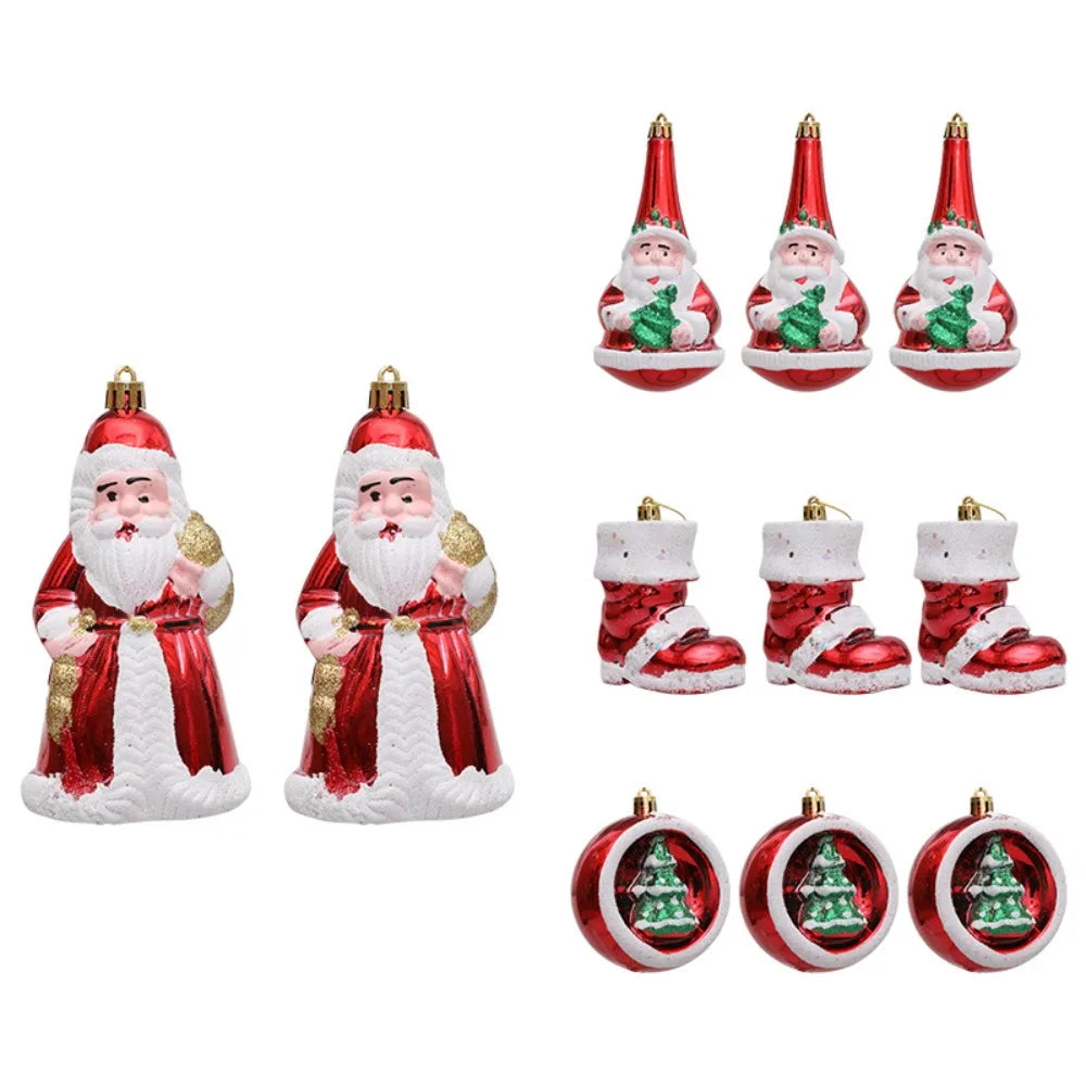 Santa Claus Christmas Tree Ornament – DIY Gift Box Pendant Christmas Tree Ornament Axl