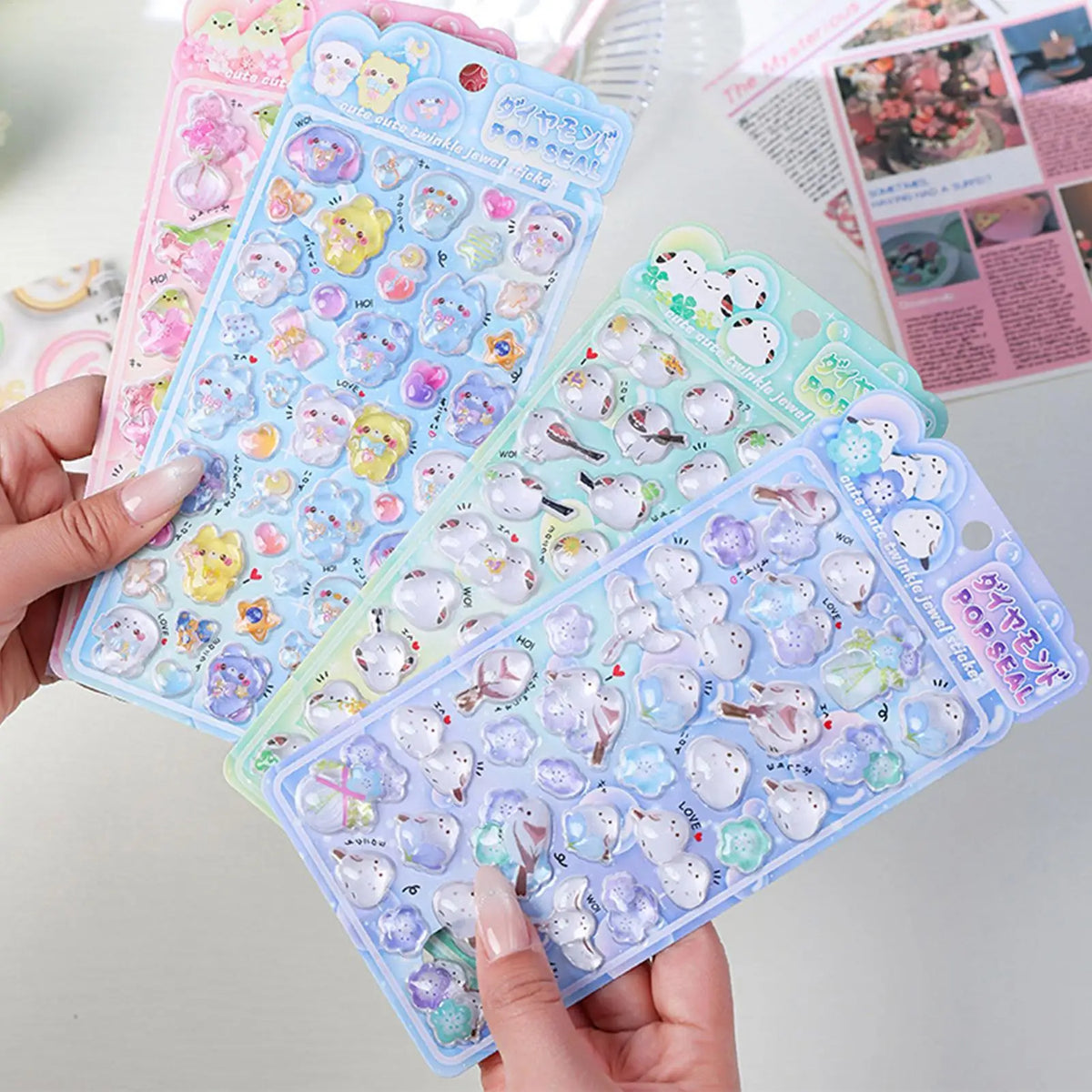 3D Puff Stickers Cute Bird Decals for Journal, Notebook & Planner Decorative Puff Stickers Axl
