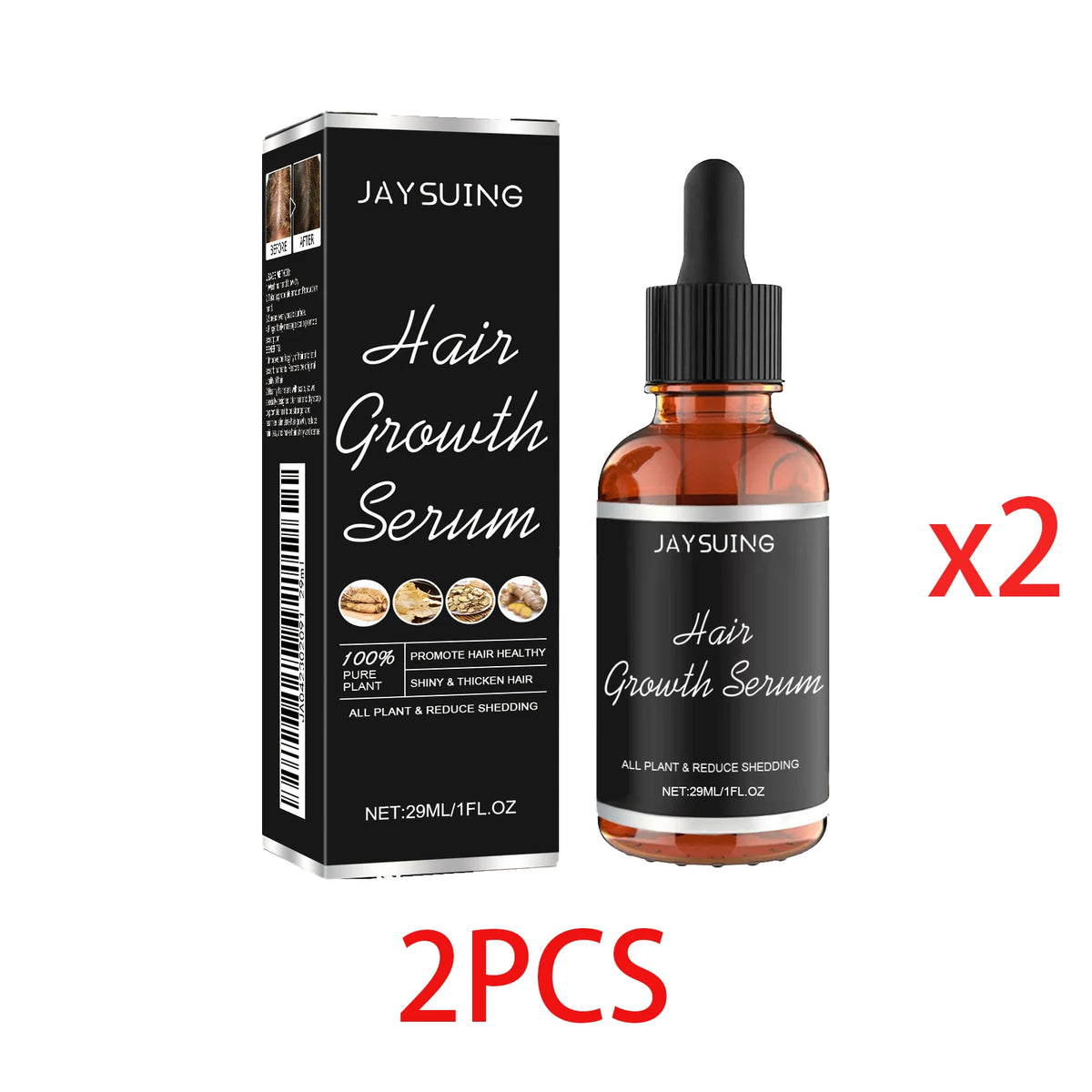 Jaysuing Scalp Nourishing Hair Serum – Panthenol & Glycerin Hair Scalp Serum Axl 2 PCS