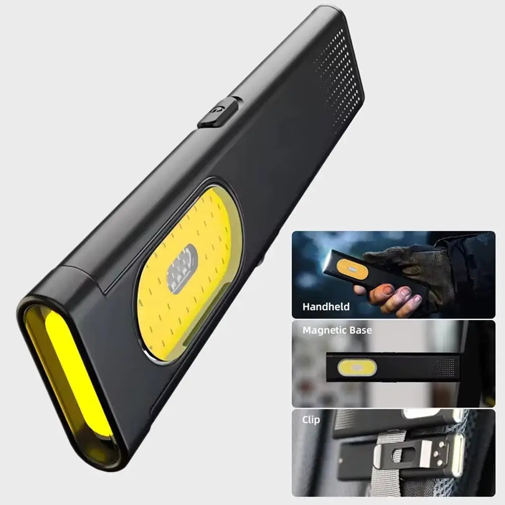 USB-C Rechargeable LED Keychain Flashlight – Magnetic Mini Torch LED Keychain Flashlight Axl