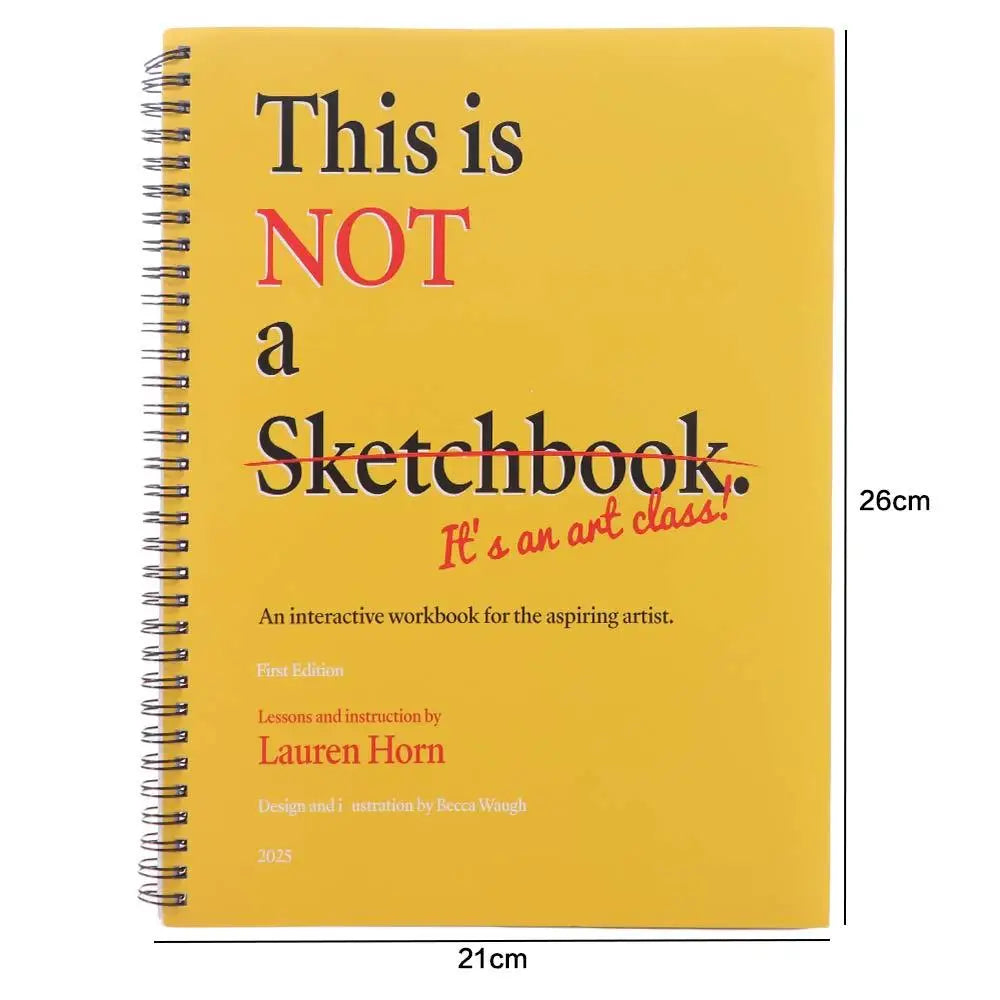 Interactive Art Drawing Workbook – Hardcover Sketchbook Guide Art Drawing Workbook Axl