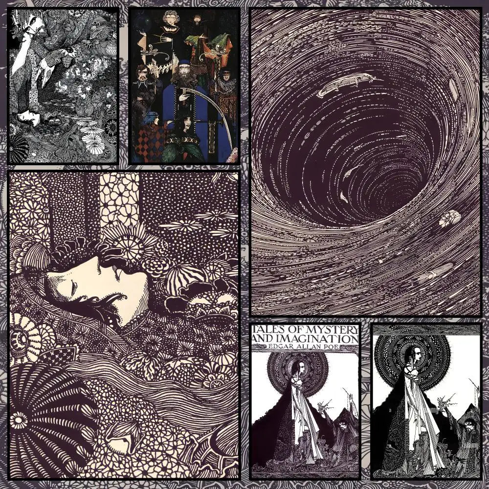 Harry Clarke Art Poster – Self-Adhesive Waterproof Wall Print Decorative Wall Poster Axl