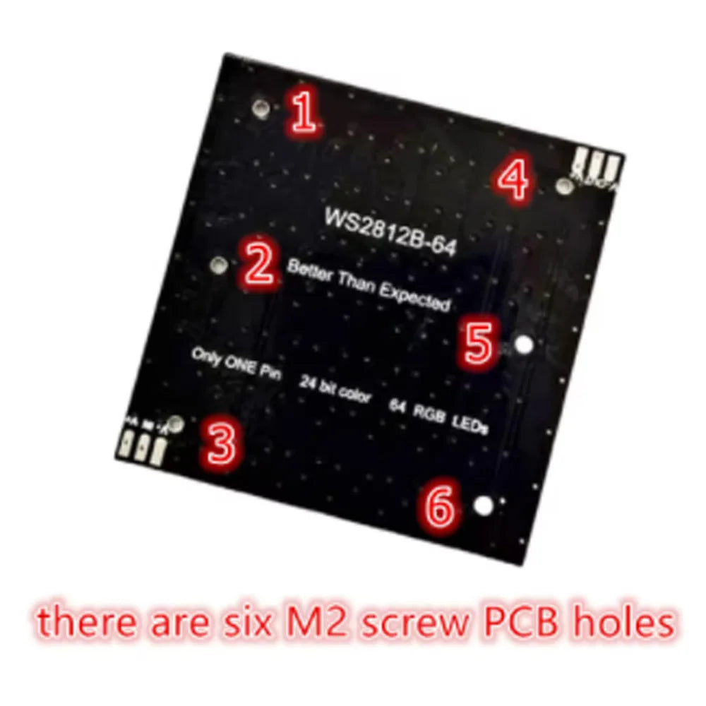 WS2812B RGB LED Matrix Module – 4 to 64 Pixel Arduino DIY LED Matrix Module Axl
