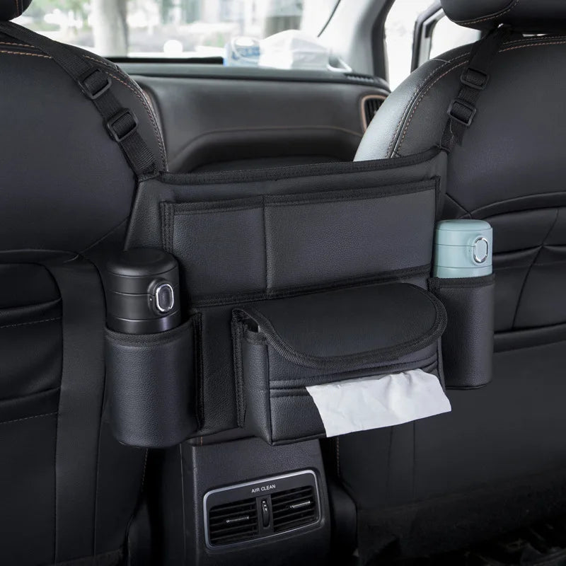 Car Seat Hanging Storage Bag – Organizer for Tidy Travel Car Seat Organizer Axl Black