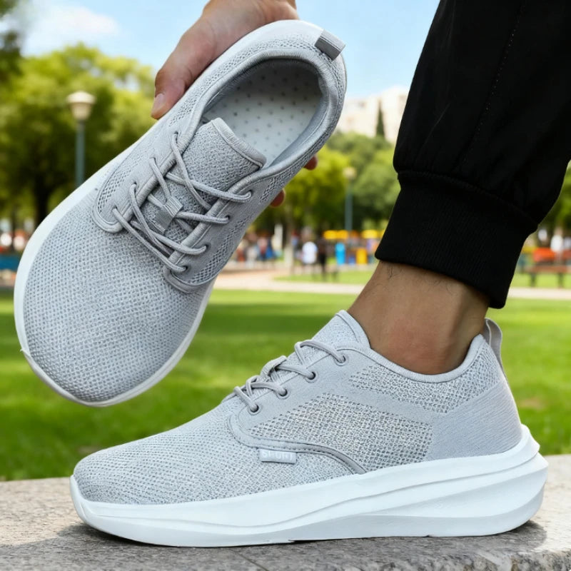 ZULIWAGN Wide Toe Zero Drop Sneakers – Unisex Walking Shoes Walking Sneakers Axl