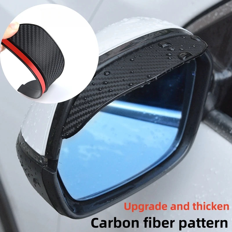 Car Rearview Mirror Rain Guard Sun Visor Cover 2PCS Mirror Rain Visor Axl