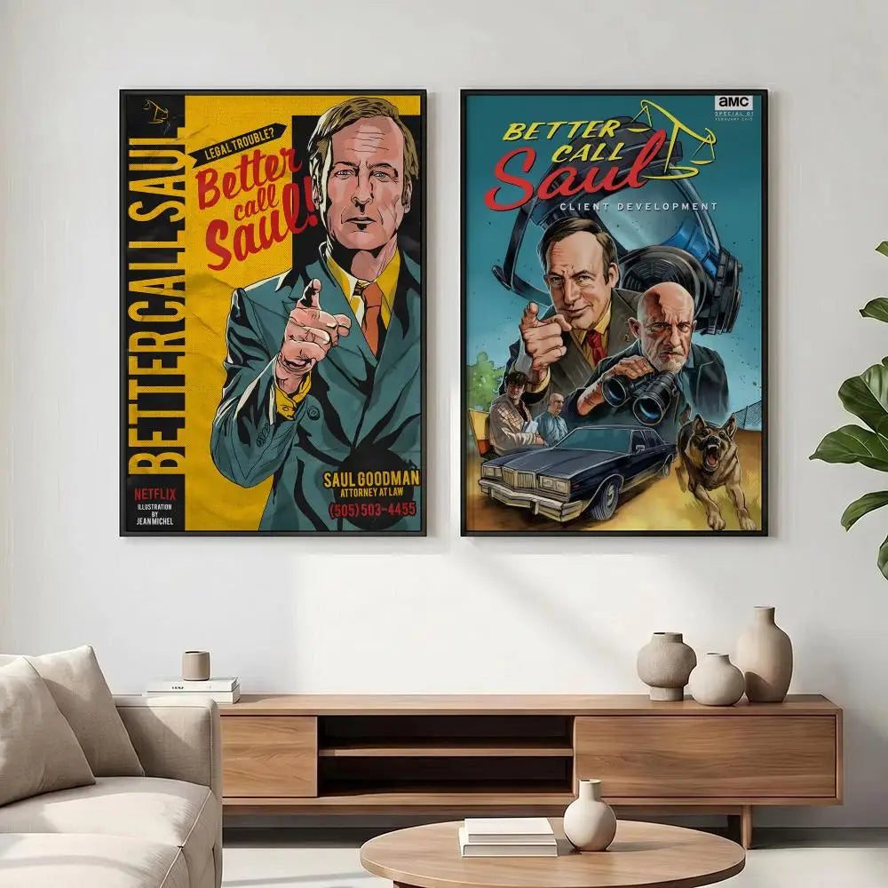 Better Call Saul Wall Poster – HD Waterproof TV Series Art Wall Art Poster Axl