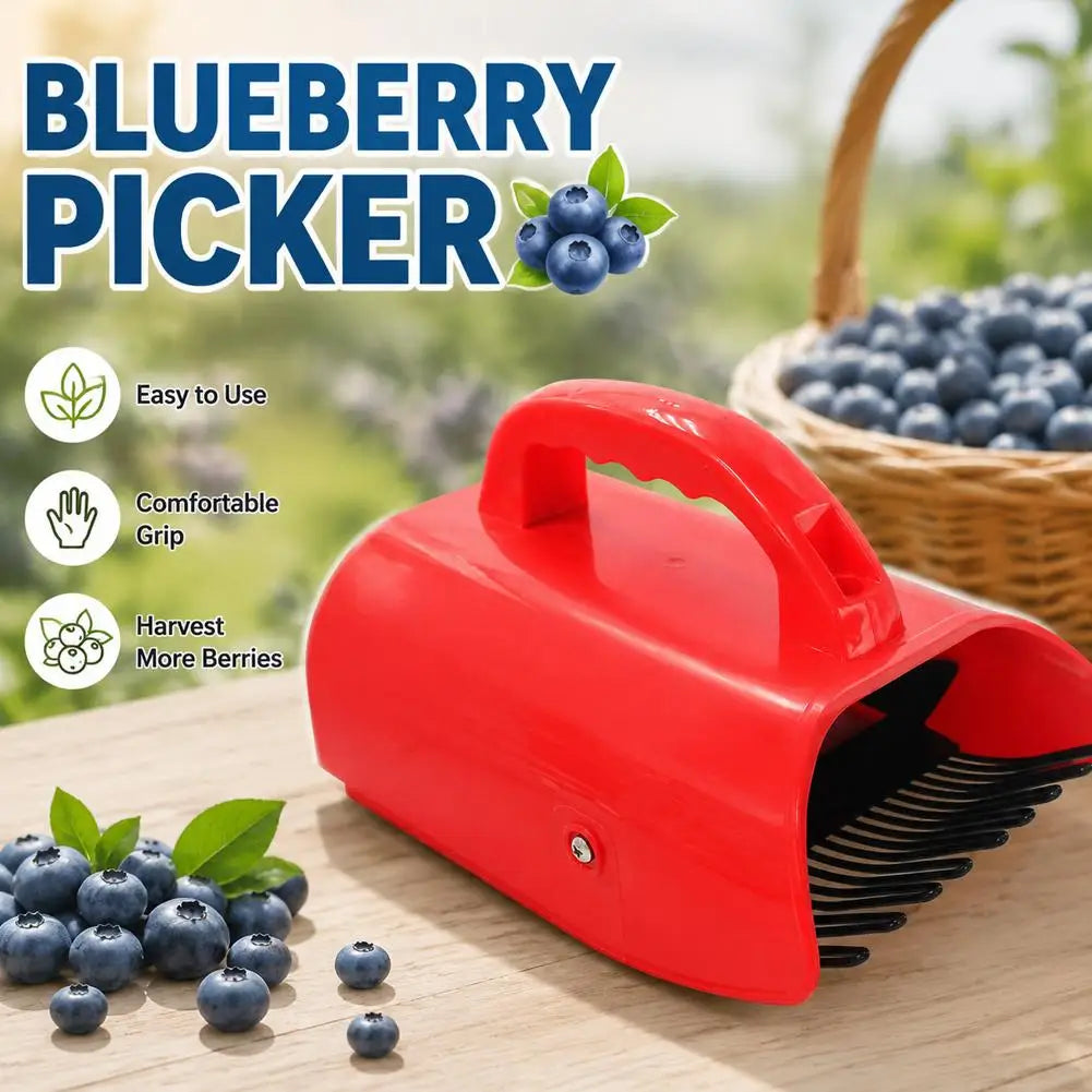 Large Capacity Berry Picker with Metal Comb – Blueberry Tool Berry Picker Tool Axl