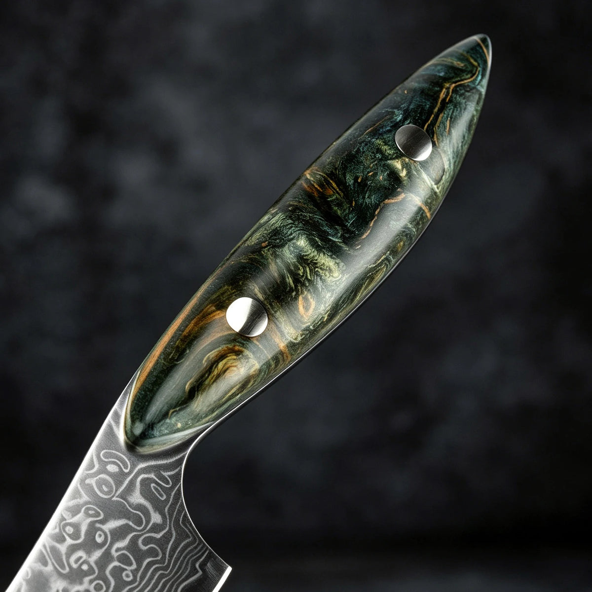 XITUO 3.5" Damascus Steel Paring Knife – Full Tang Petty Knife Damascus Paring Knife Axl