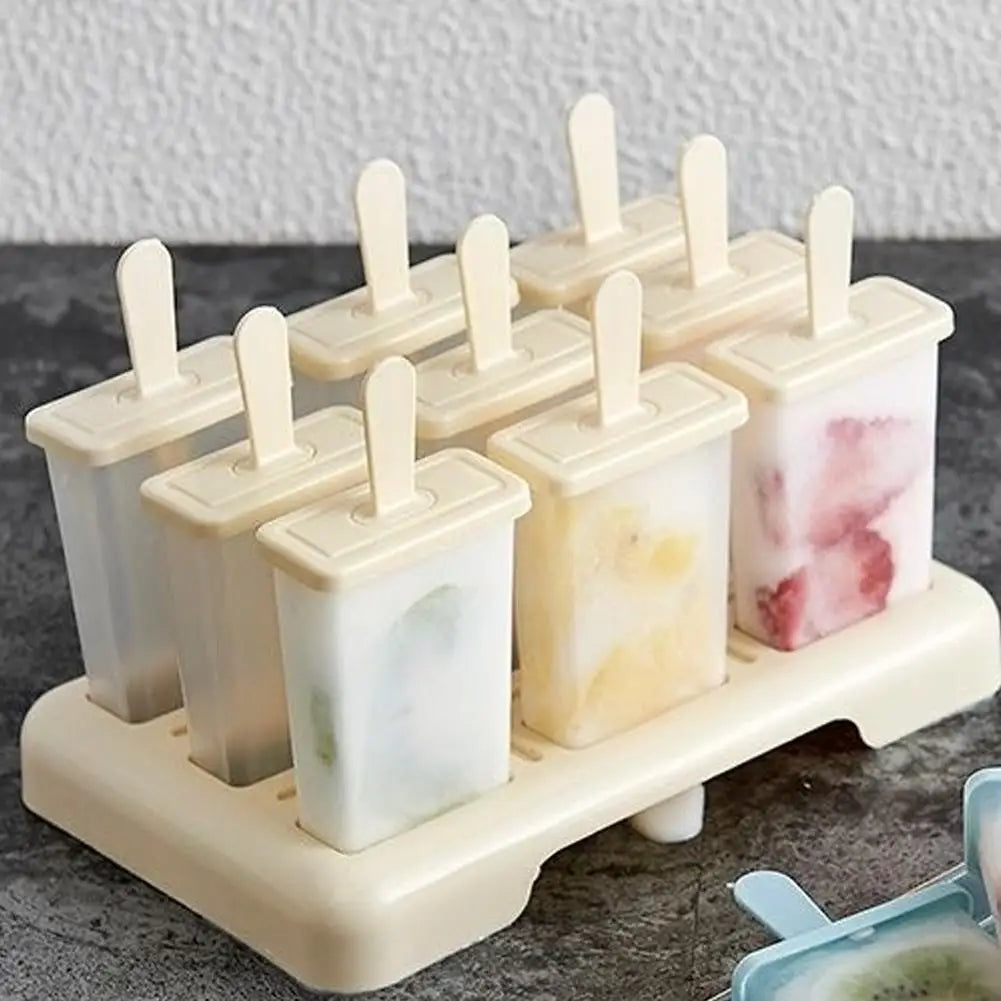 Easy-Release Popsicle Molds – Homemade Ice Pop & Ice Cream Maker Ice Pop Mold Axl