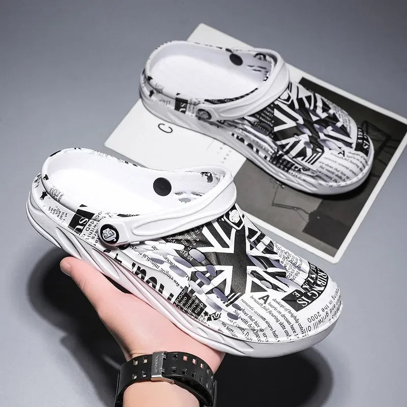 Men's Slip-On Clogs – Breathable Casual Garden Sandals Men's Clogs Sandals Axl