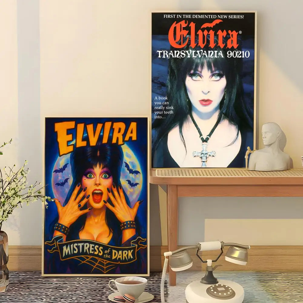 Elvira Mistress of the Dark HD Waterproof Poster Sticker Wall Poster Sticker Axl