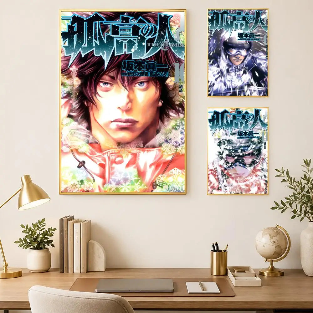 The Climber Manga Wall Art Poster – Self-Stick Waterproof Decor Wall Art Poster Axl