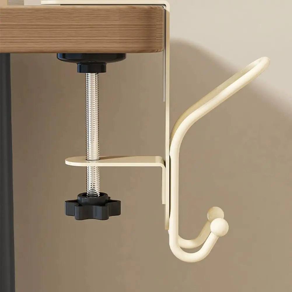 Adjustable Double Hook Mantel & Desk Hanger – Punch-Free Hook Hanger Axl