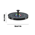 Solar Floating Fountain – Bird Bath, Garden & Pool Decor Solar Garden Fountain Axl Black