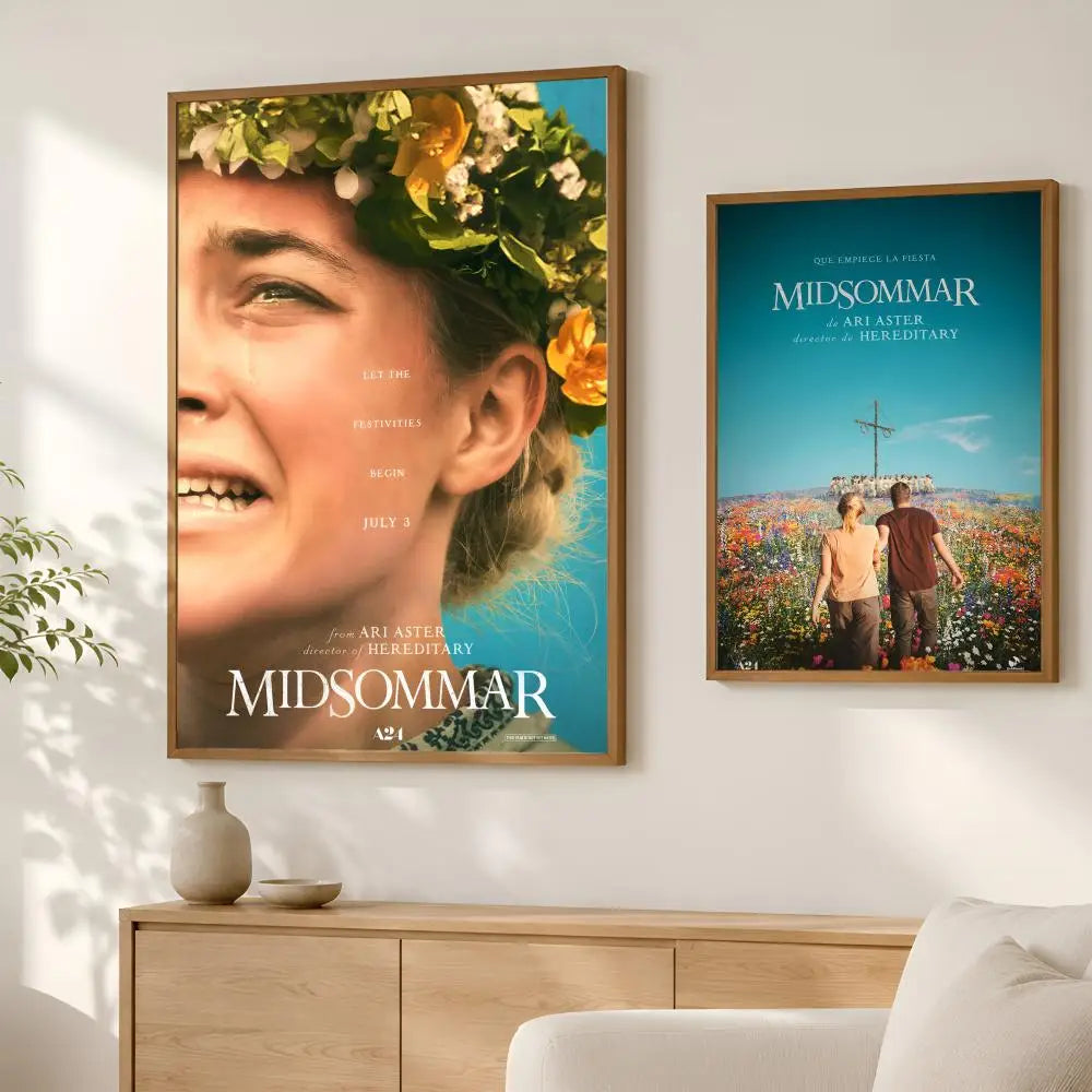 Midsommar Movie Poster Self-Stick HD PVC Wall Art Decor Movie Wall Poster Axl
