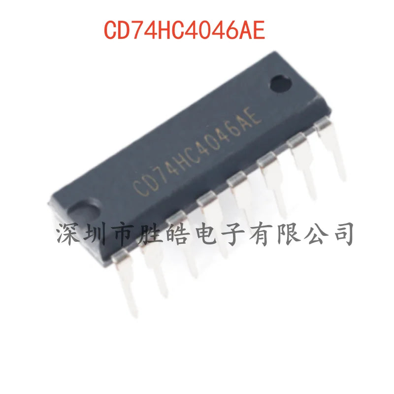 CD74HC4046AE 74HC4046 PLL Logic Chip PDIP-16 – 5 Pack PLL Integrated Circuit Axl Default Title