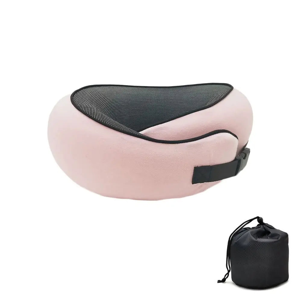Memory Foam U-Shape Travel Neck Pillow – Adjustable Support Travel Neck Pillow Axl