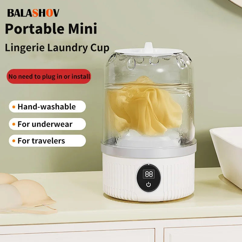 BALASHOV 1L Portable Mini Washing Machine – USB Wireless Portable Washing Machine Axl