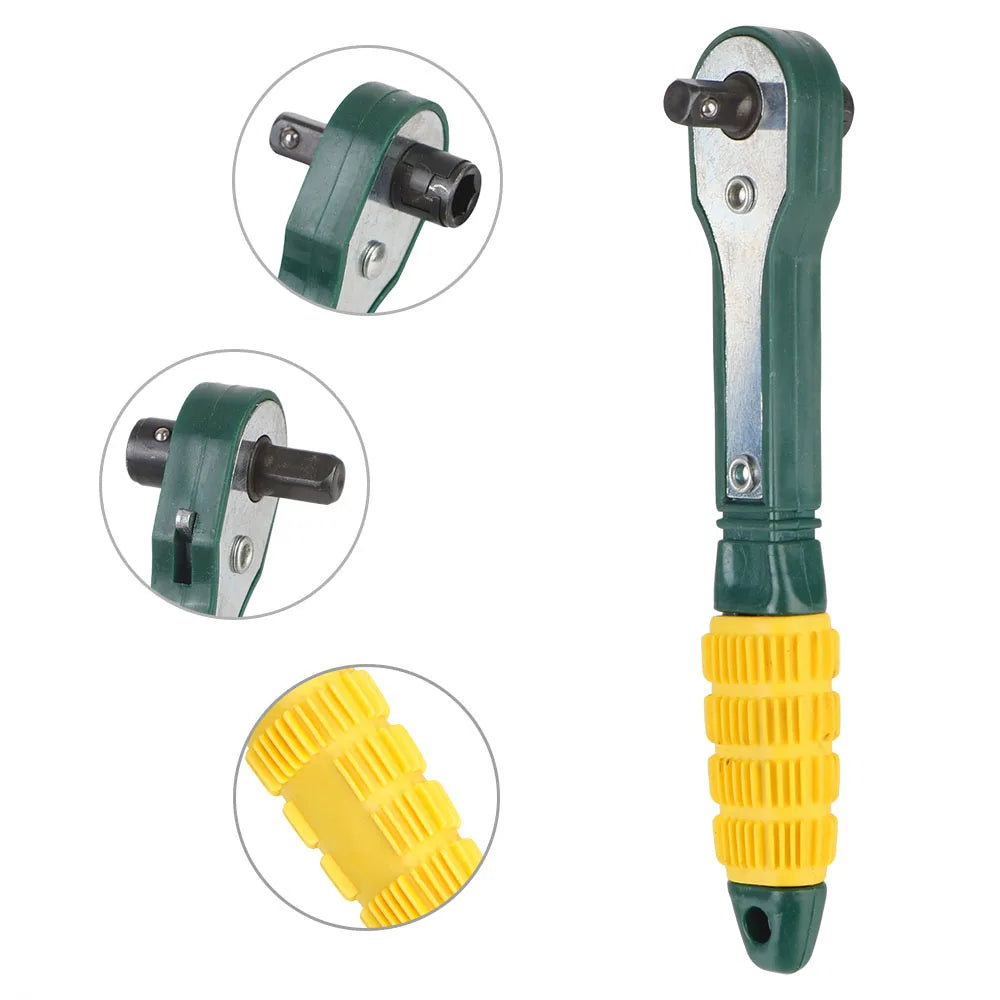 NICEYARD 1/4" Adjustable Ratchet Wrench – Quick Socket Driver Tool Ratchet Wrench Axl