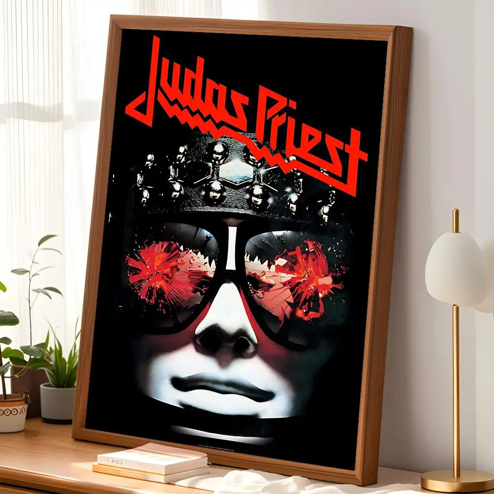 Judas Priest Album Poster – Self-Stick HD Waterproof Wall Art Wall Art Poster Axl