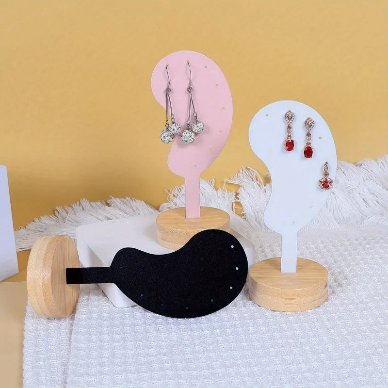 Ear-Shaped Iron Earring Display Stand | Jewelry Organizer Earring Display Stand Axl
