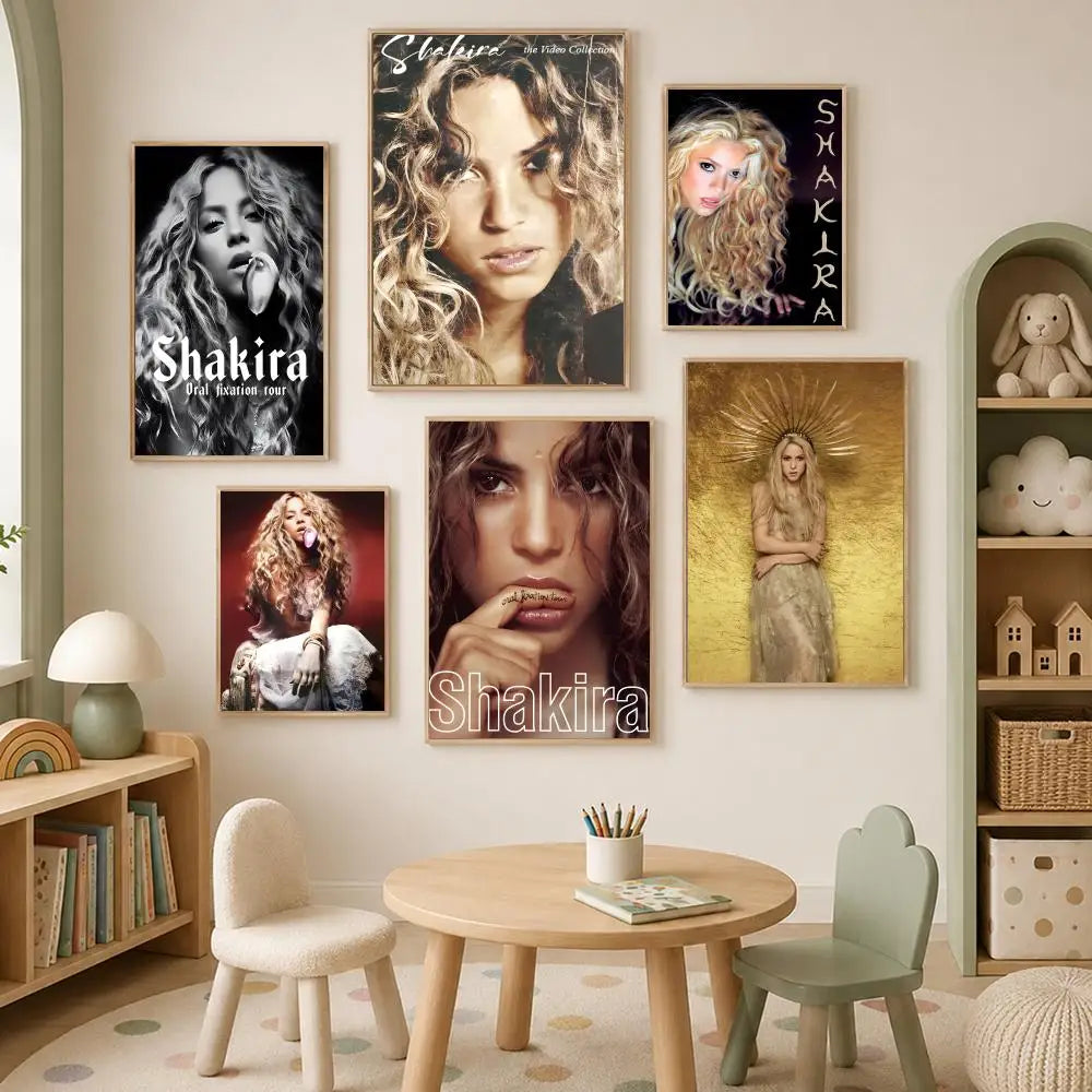 Shakira HD Self-Stick PVC Wall Poster – Waterproof Wall Art Wall Art Poster Axl