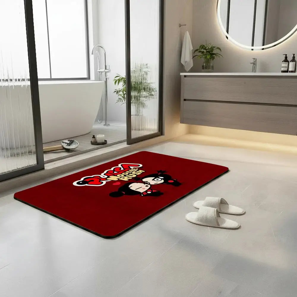 Pucca Diatomite Bath Mat – Quick Dry, Non-Slip & Absorbent Diatomite Bath Mat Axl